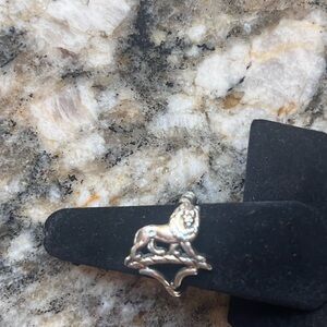 Sterling Silver Lion Ring